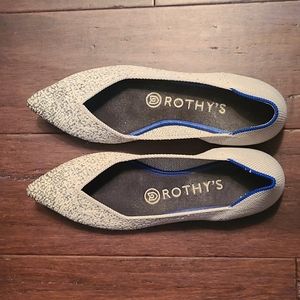 Rothy's Limited Edition Pearl Metallic Point, size W6.5